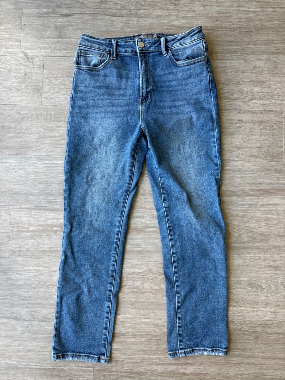 Just USA Men's Slim Straight Blue Denim Jeans
